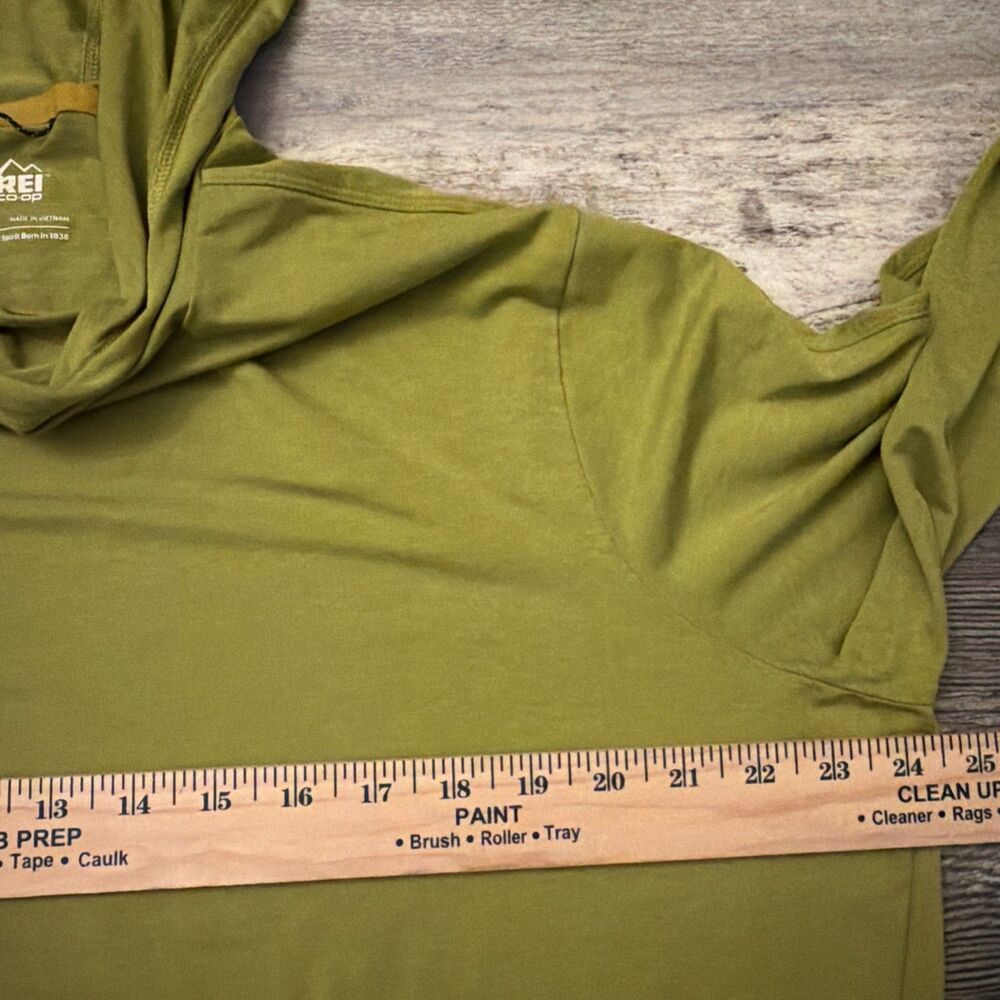 REI Co-Op Sahara Shade Hoodie UPF Lightweight Stretch XL Mens Green Hiking - Picture 3 of 8